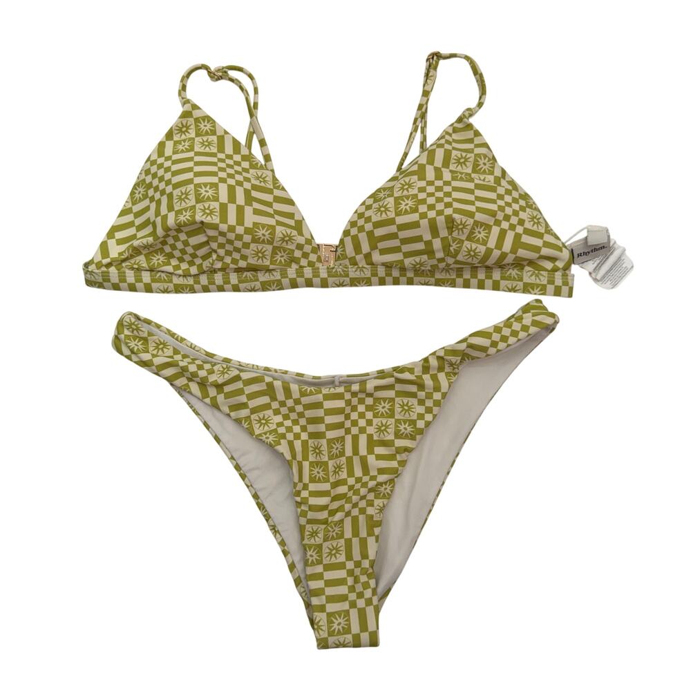 NEW Rhythm Green Bikini Swimsuit XXL / MEDIUM